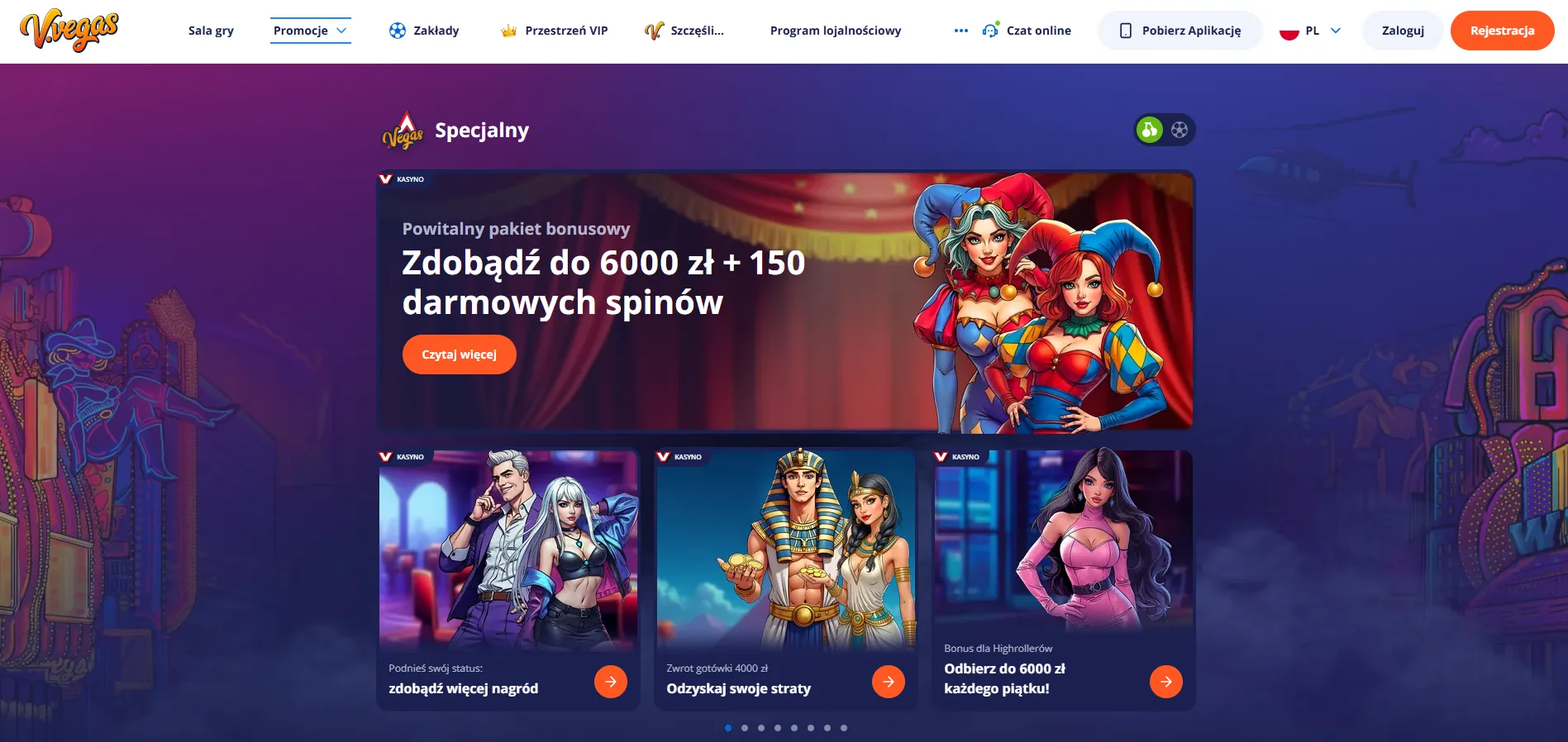 Vulkan Vegas Casino — bonusy powitalne i system promocji